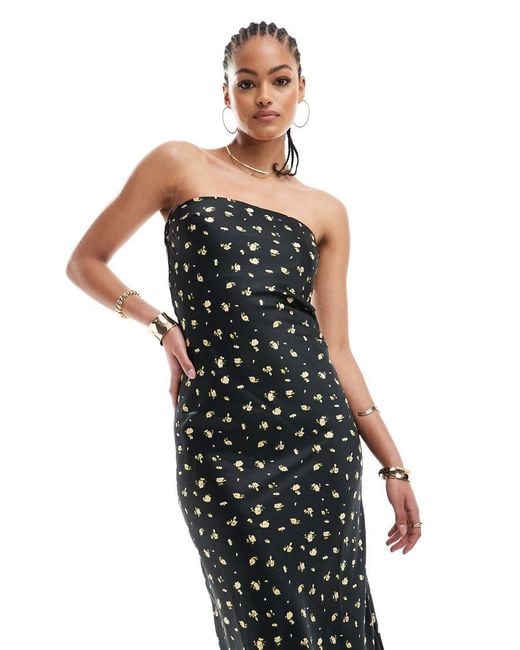 Vestito Lungo A Fascia di ONLY in Nero Lyst