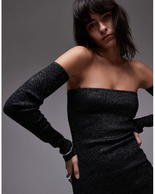 Mango Black – minikleid aus strick