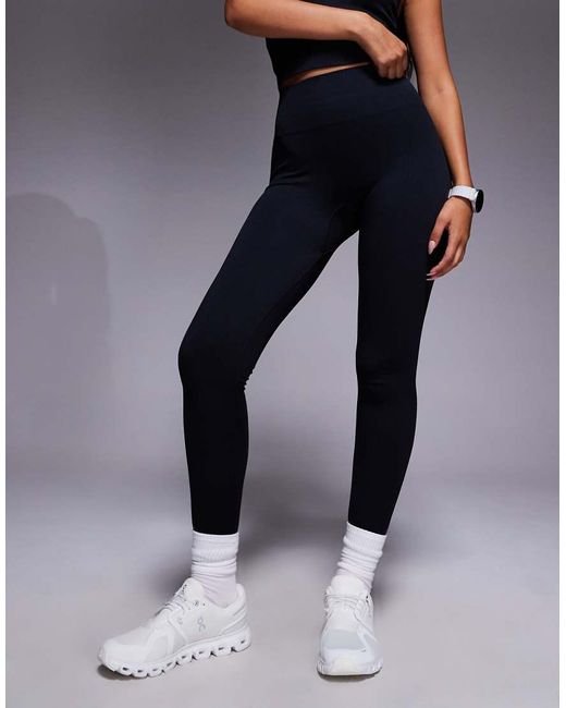 4505 Blue Seamless Sculpting High Waist Gym Leggings