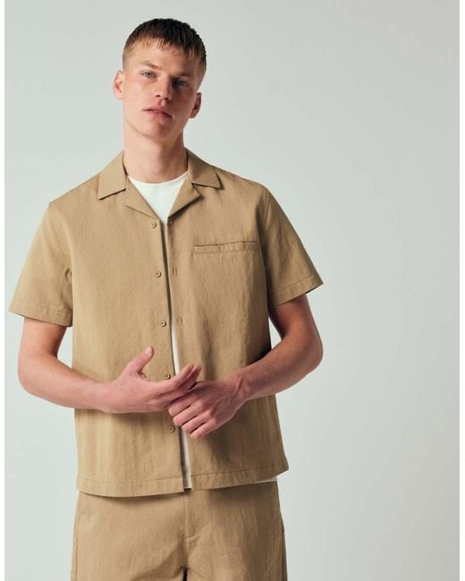 ASOS Natural Co-ord Shirt for men