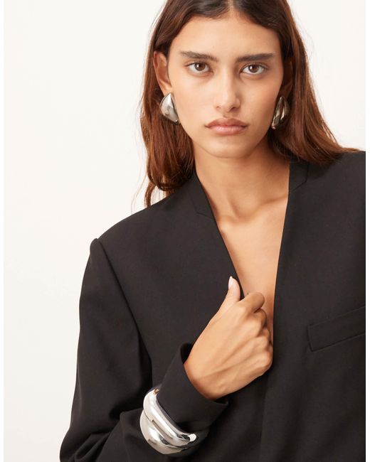 Ultimate - blazer sans col ARRANGE en coloris Black