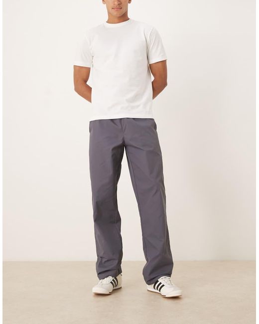 ASOS Black baggy Nylon Pants for men