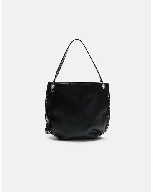 Stradivarius Schoudertas Met Studs En Band in het Purple