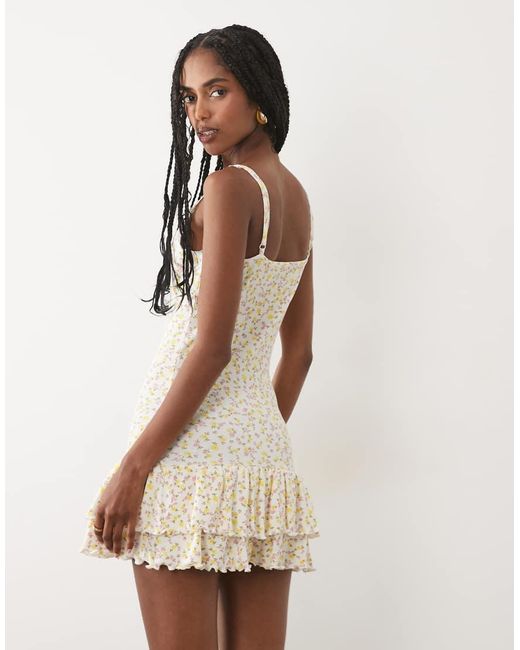Miss Selfridge Natural Cami Mini Dress