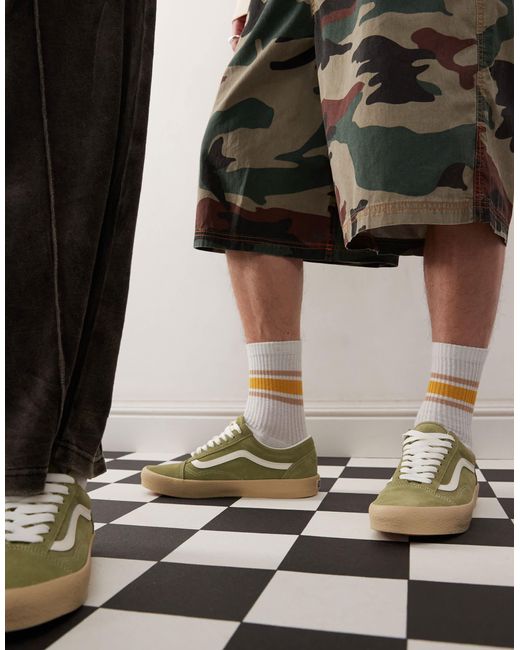 Vans Brown Old Skool Trainers With Crepe Sole