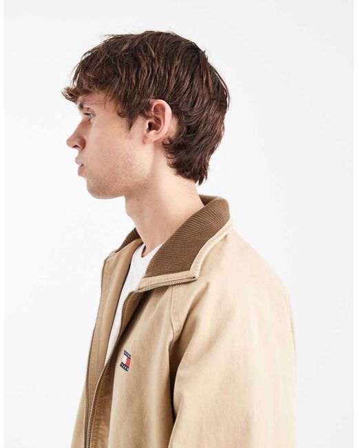 Tommy Hilfiger Natural Essential High Neck Jacket for men