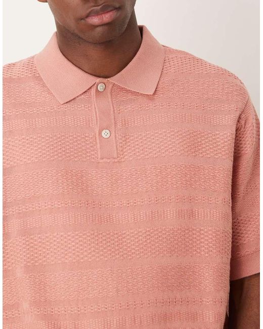 Polo di SELECTED in Pink da Uomo