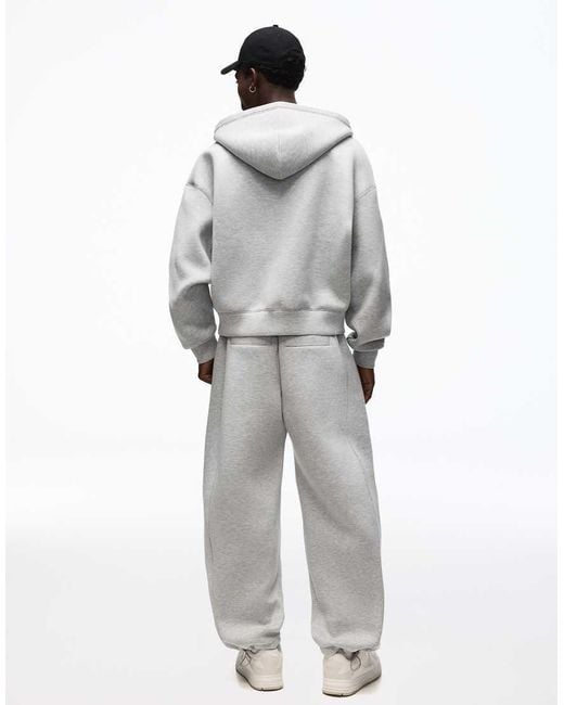 Bershka Gray Technical Balloon joggers for men
