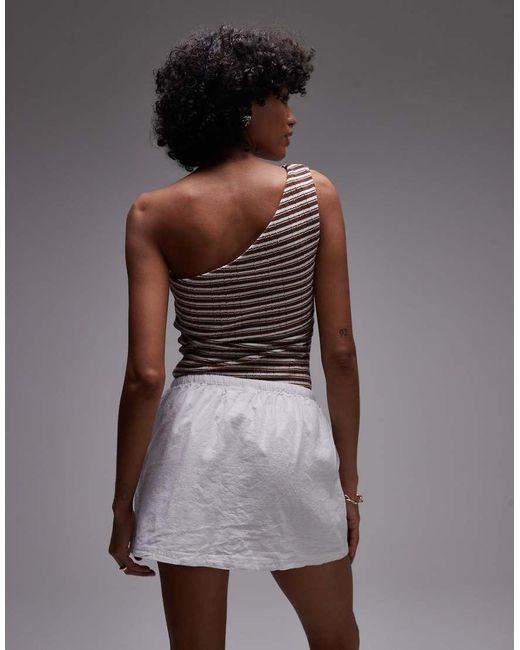 Rhythm White Beach Side Skort