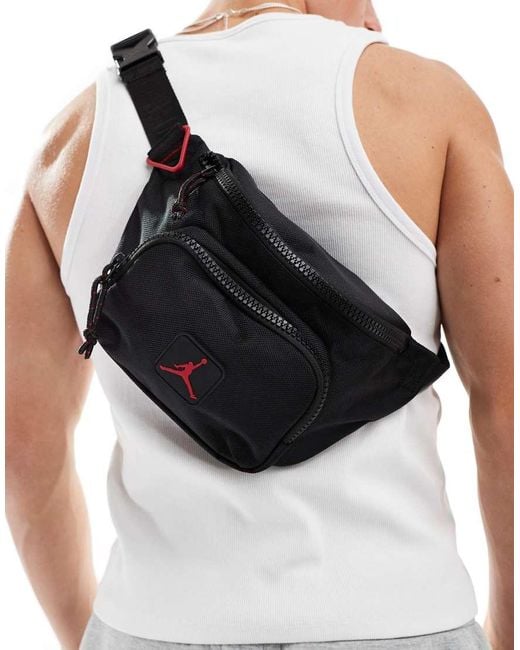 Nike Black Zip Crossbody Bag for men