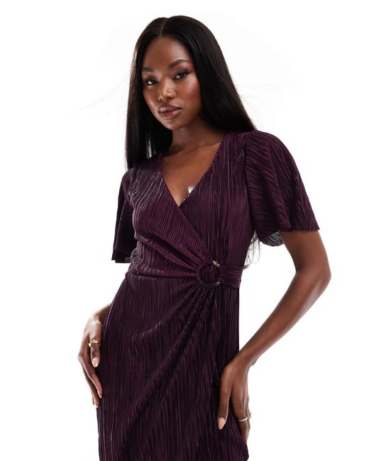 Ax paris purple dress sales