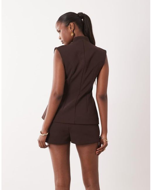 ASOS Brown Shorts Co-ord