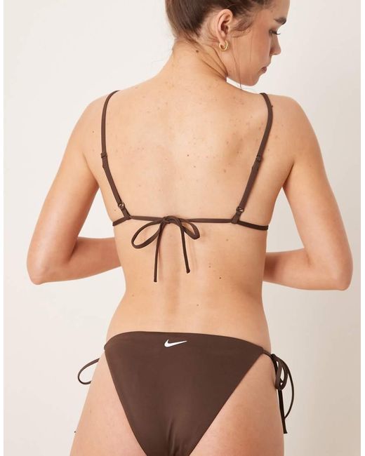 Nike Natural Nike Essential String Bikini Bottom
