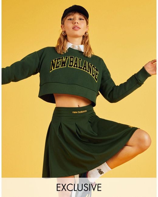 New Balance Green Collegiate Sweatshirt