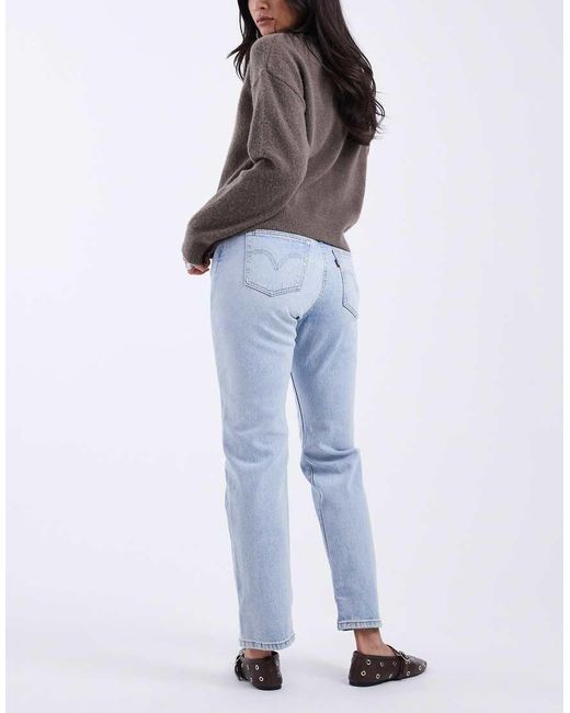 Levi's Blue 501 Hourglass Straight Jeans