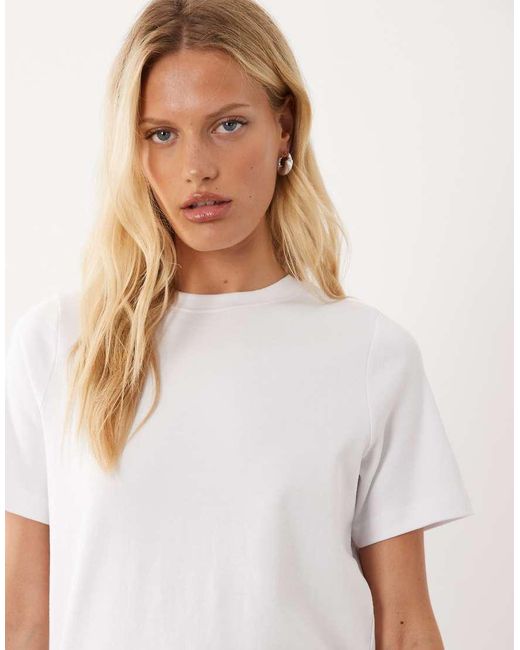 New Look White Premium Girlfriend Tee