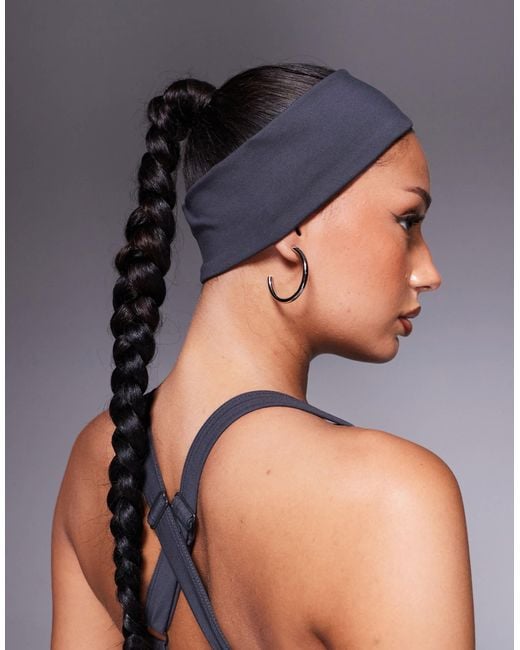 4505 Blue Yoga Wide Headband