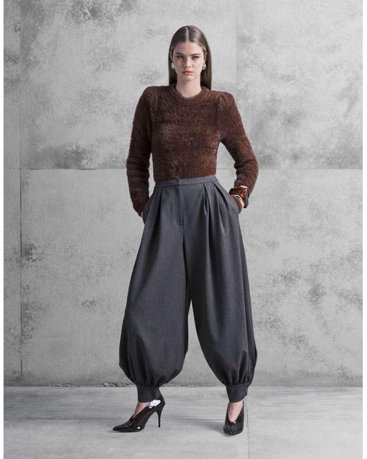 ASOS Brown Fluffy Body Suit