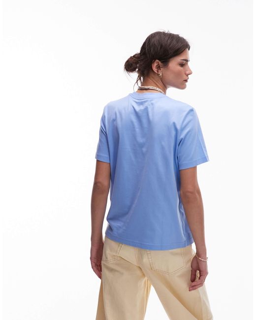 & Other Stories Blue – locker geschnittenes, kurzärmliges t-shirt