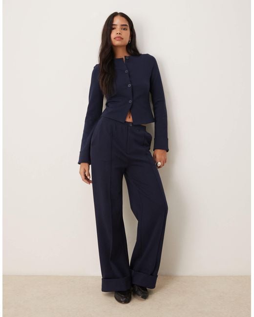 ASOS Blue – interlock-jogginghose