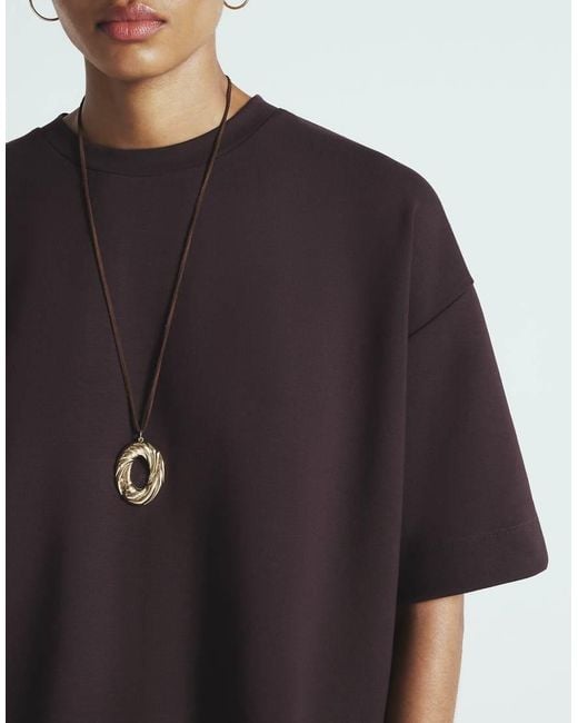 River Island Black Premium Short Sleeve Boxy T-Shirt