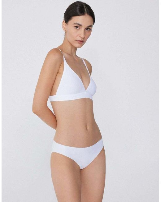 Tezenis White Lisbon Microfibre Triangle Bra
