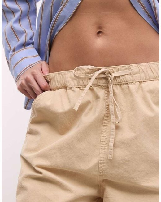 Collusion Natural Unisex Utility Cargo Trouser