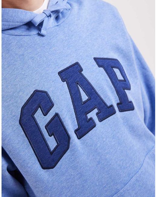 Gap Blue Logo Overhead Hoodie for men