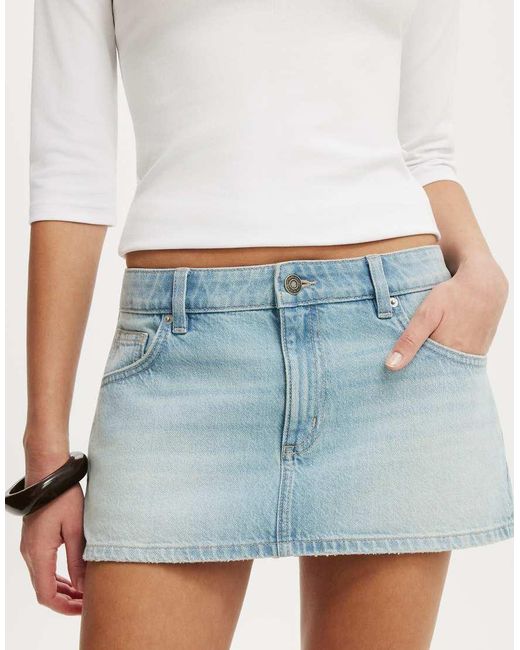 Cotton On Blue Original Denim Skort