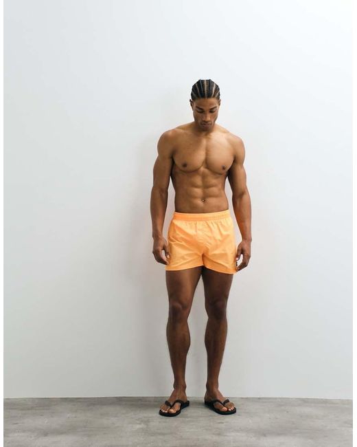 Speedo White Solid Retro 13" Volley Swim Short for men