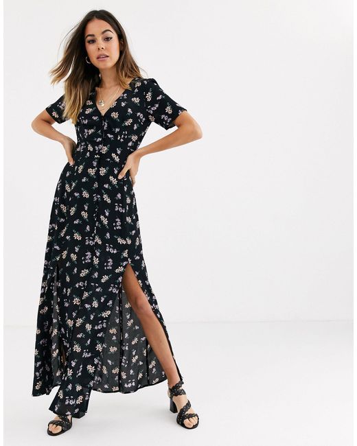 miss selfridge maxi tea dress