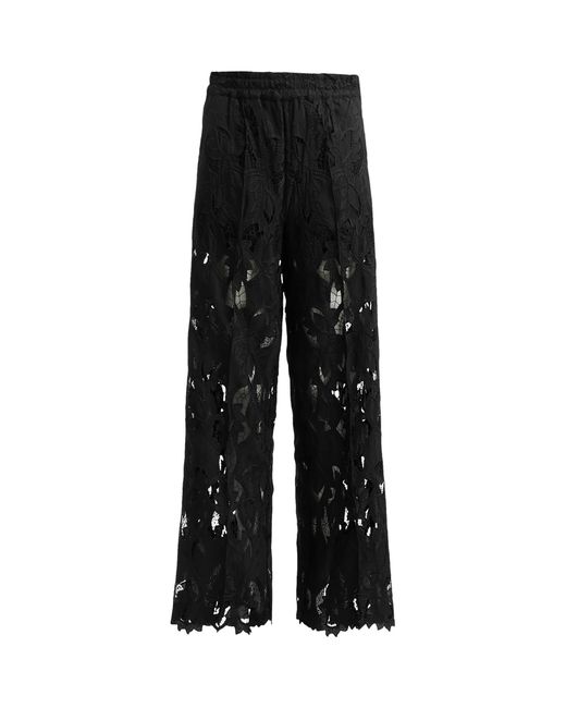 AllSaints Black – charli – bestickte hose
