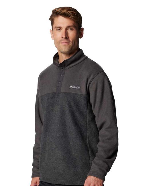 Columbia Gray Steens Mountain Half Snap Ii Fleece for men
