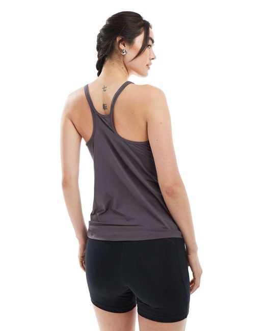 Nike Purple Nike One Training Dri-fit Strappy Vest