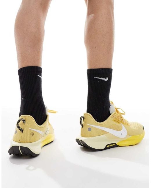 Nike White Reactx Pegasus Trail 5 Trainers for men