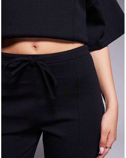 ASOS Skinny Flare Broek Met Interlock-Naden in het Blue