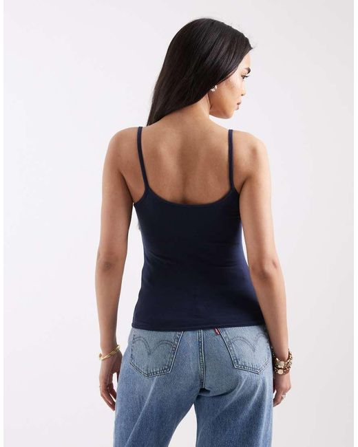Hollister Blue Reversible Graphic Cami