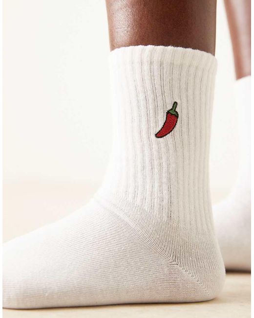 ASOS Black Chili Design Socks