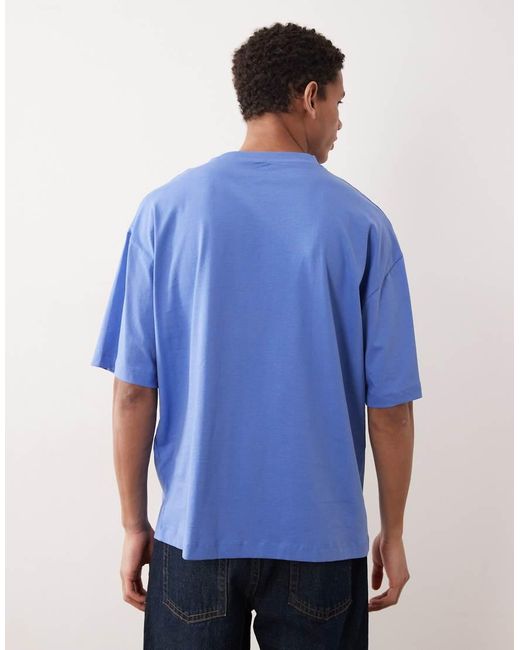 ASOS Blue Essentials Oversized T-shirt for men