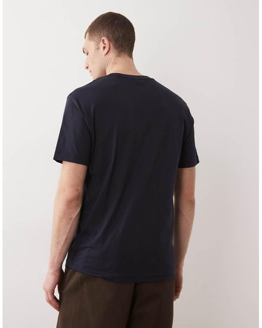 Gant Blue Sport Crest Print T-shirt for men