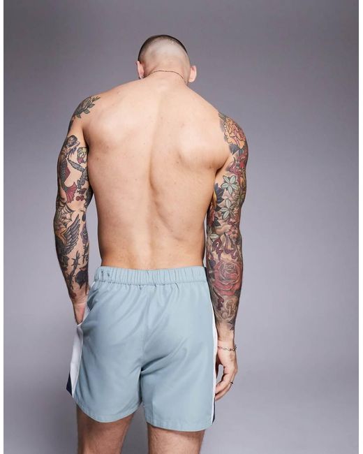 ASOS Blue Swim Shorts for men
