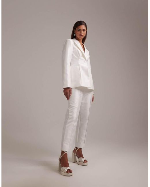 ASOS Gray Structured Blazer With Deep Pockets