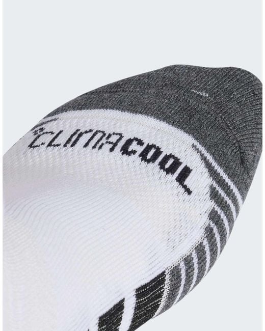 Adidas Originals White – climacool – 3er-pack gepolsterte quarter-socken
