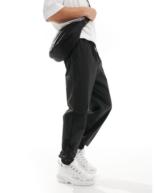 Originals - joggers neri tecnici con polsino elasticizzato di Jack & Jones in White da Uomo
