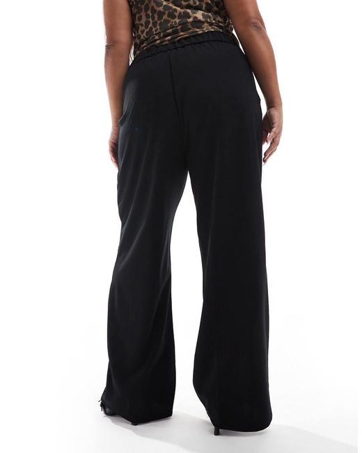 ONLY Black Double Button Wide Leg Trousers Co-ord