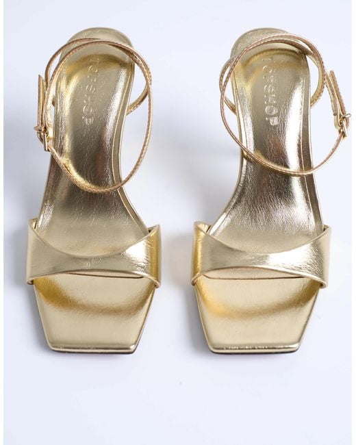 TOPSHOP Metallic – immy – sandalen