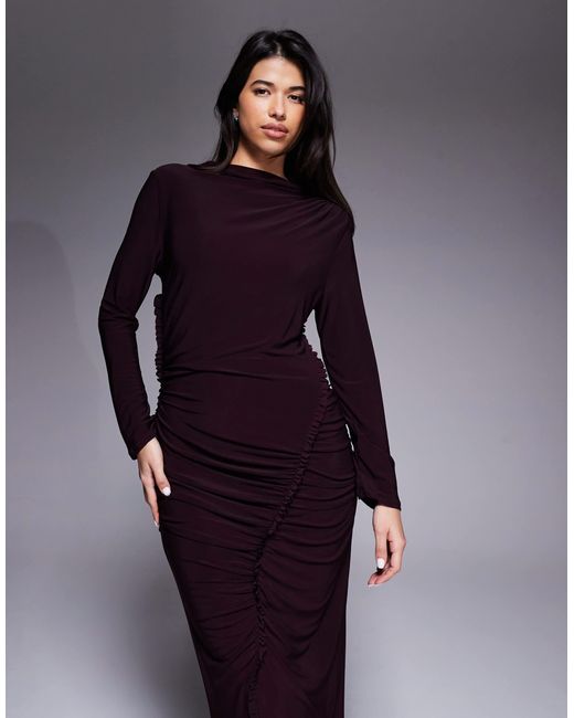 DASKA Blue – figurbetontes maxikleid