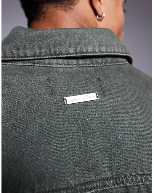 Liquor N Poker – jeanshemd in Gray für Herren