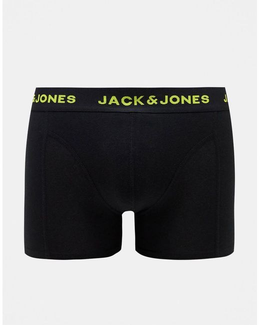 Jack & Jones Blue 3 Pack Trunks for men