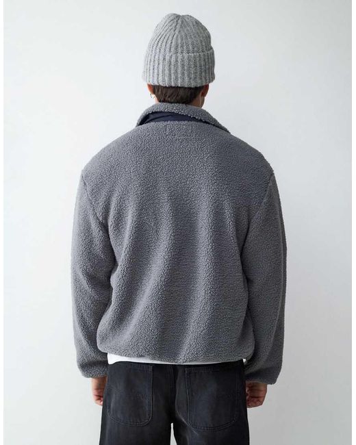 Balmohk Fleece Jack in het Blue voor heren